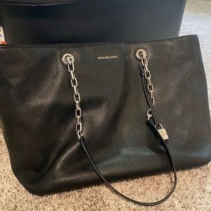Michael Kors pebble leather laptop bag
